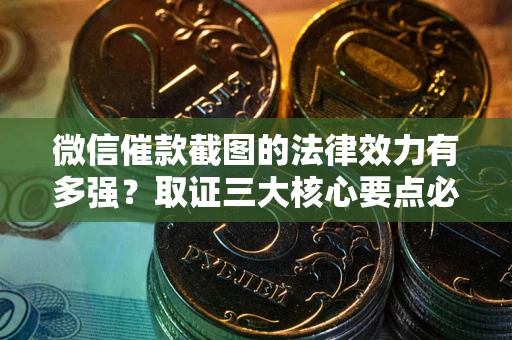 北京微信催款截图的法律效力有多强？取证三大核心要点必须知道！