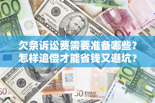 北京欠条诉讼费需要准备哪些？怎样追偿才能省钱又避坑？