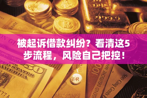北京被起诉借款纠纷？看清这5步流程，风险自己把控！